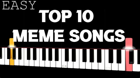 how to play meme songs on piano easy