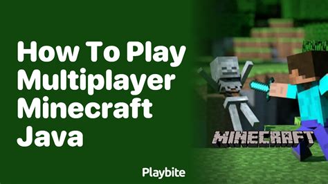 how to play minecraft java multiplayer server