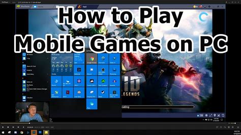 how to play mobile games on pc online