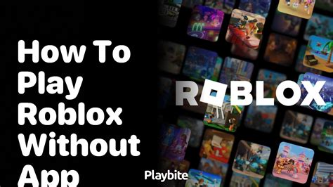 how to play roblox on website without app