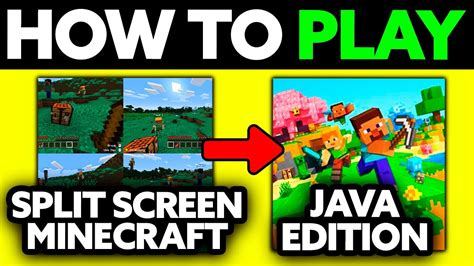 How To Play Split Screen Minecraft Java