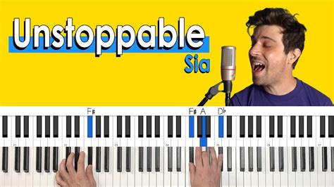 how to play unstoppable on the piano