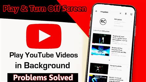 How To Play Youtube In Background With Screen Off