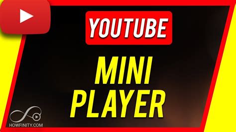 how to play youtube in mini player android