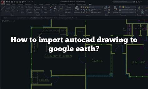 how to plot autocad drawing in google earth