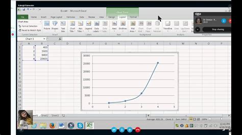 how to plot curve graph in excel