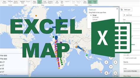 how to plot latitude and longitude in google maps from excel