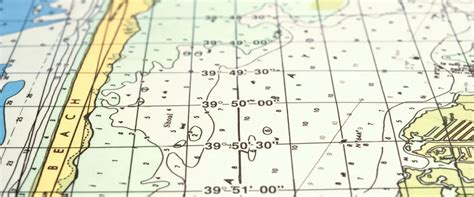 how to plot latitude and longitude on a nautical chart