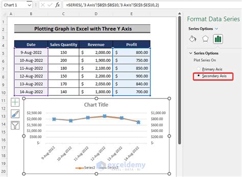 how to plot multiple axis in excel
