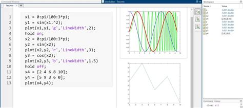how to plot multiple curves in matlab