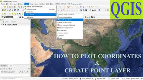 how to plot points in qgis