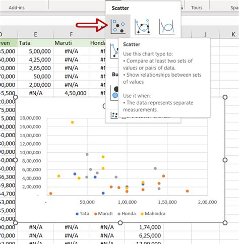 how to plot three columns in excel