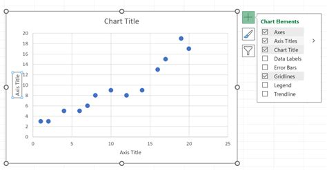how to plot x and y data in excel