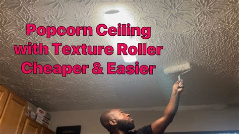 How To Popcorn A Ceiling With A Roller