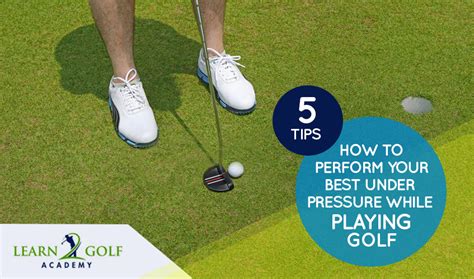 How To Practice Golf Under Pressure