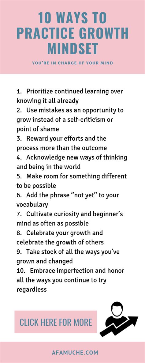 how to practise growth mindset