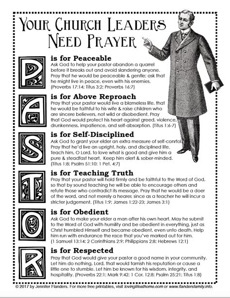 how to pray for your pastor pdf