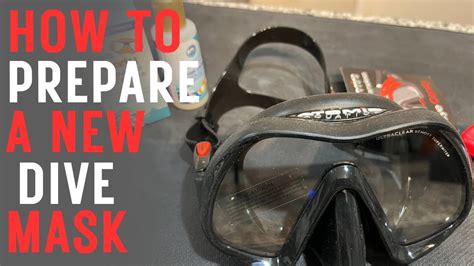 How To Prep A Dive Mask