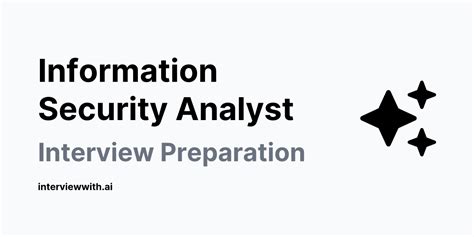 how to prepare for a security analyst interview