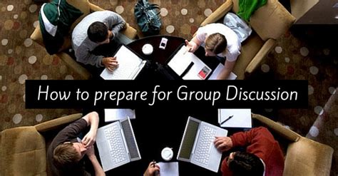 how to prepare for group discussion interview