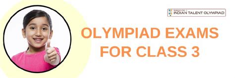 how to prepare for olympiad exam class 3