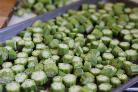 how to prepare okra for freezing