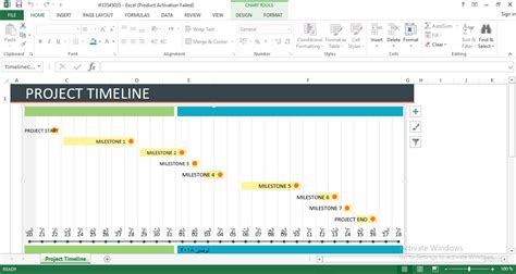 how to prepare project timeline in excel
