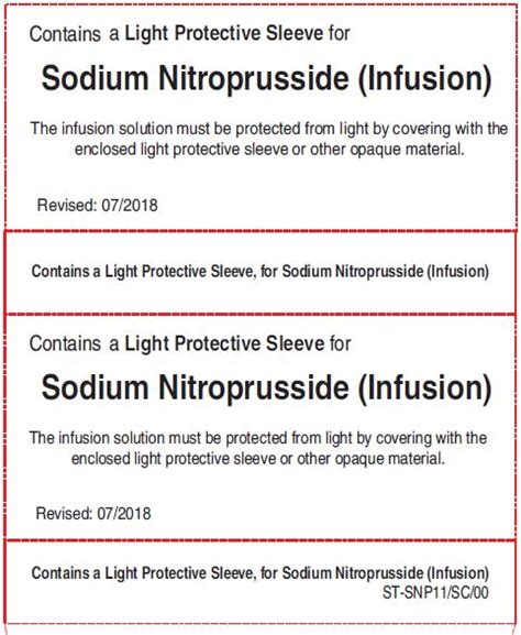 How To Prepare Sodium Nitroprusside Solution