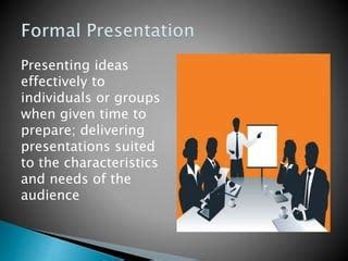 How To Present A Formal Presentation