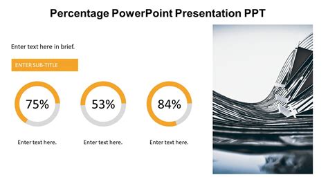 how to present percentage data in powerpoint