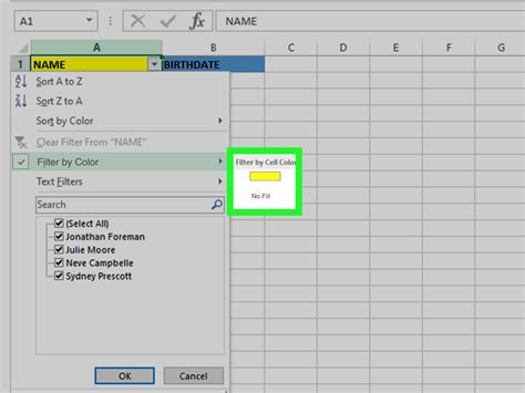how to prevent filtering in excel