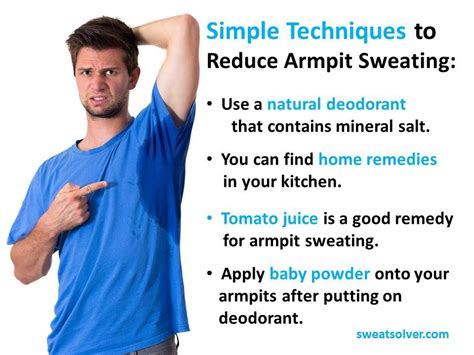 how to prevent sweating