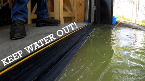 How To Prevent Water From Getting In Garage