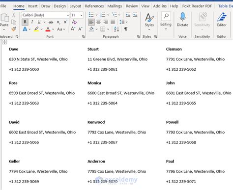 How To Print Address Labels On Avery 5160 From Excel