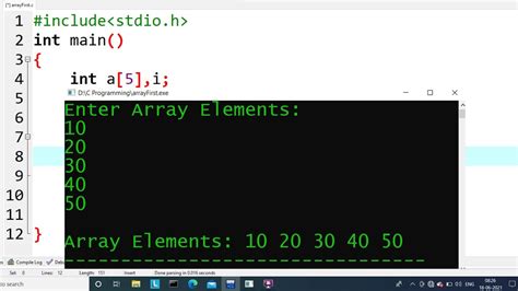 How To Print An Array In C