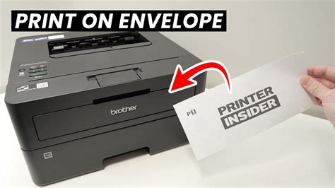Load an Envelope Brother MFCL4420DW MFCL4320DW YouTube