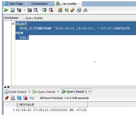 how to print date and time in oracle