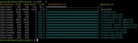 How To Print Disk Usage Linux