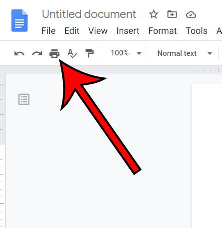how to print documents from google docs