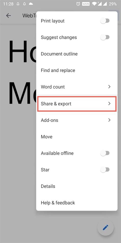 how to print from google docs app iphone