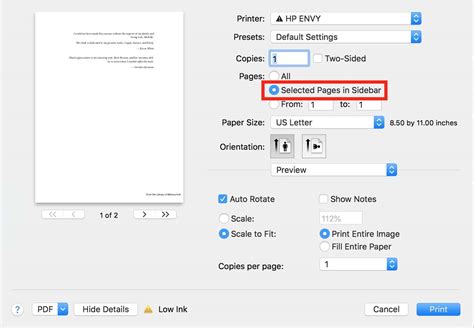 how to print in color on mac preview