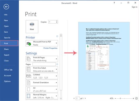 how to print in color on mac word