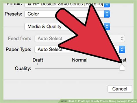 how to print in high resolution
