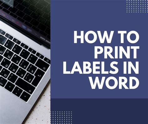 How To Print Labels In Color In Word