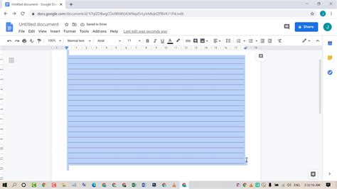 How To Print Lined Paper In Google Docs