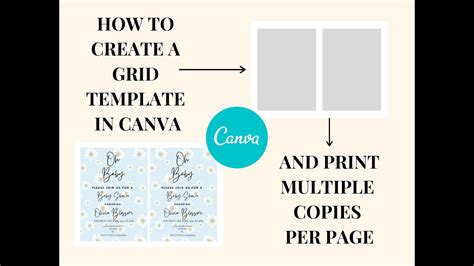 how to print multiple labels from canva