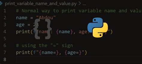 how to print name of variable in python