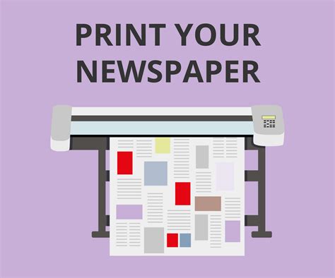 how to print newspapers