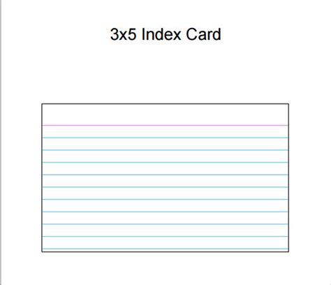 How To Print On 3X5 Index Cards In Excel