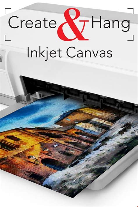 how to print on canvas with inkjet printer